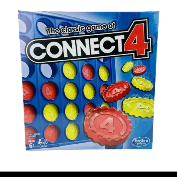 The Classic Game Connect 4 Hasbro Gaming Ages 6+ 2 Players New - Picture 3 of 7